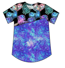 Load image into Gallery viewer, Galaxy Axolotl Kids&#39; Relaxed Tee
