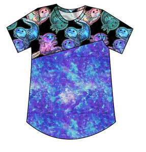 Galaxy Axolotl Kids' Relaxed Tee