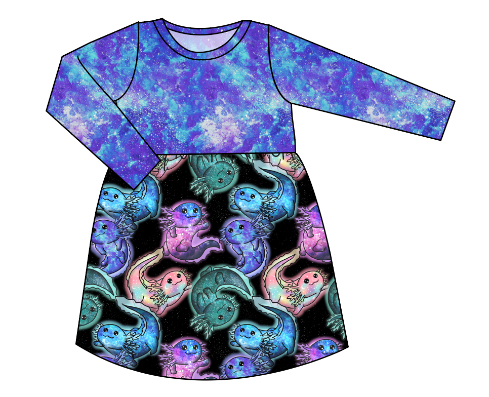 Galaxy Axolotl Play Dress
