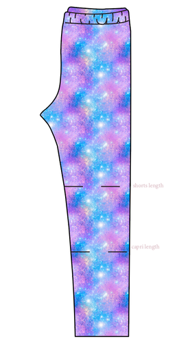 Popping Glitter Basic Leggings