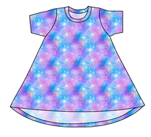 Load image into Gallery viewer, Popping Glitter Basic T-Shirt Dress