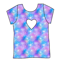 Load image into Gallery viewer, Popping Glitter Cambria Heart Back Tee