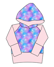 Load image into Gallery viewer, Popping Glitter Grow With Me Hoodie (or Crewneck)