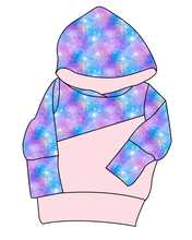 Load image into Gallery viewer, Popping Glitter Grow With Me Hoodie (or Crewneck)
