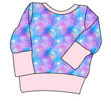 Load image into Gallery viewer, Popping Glitter Grow With Me Hoodie (or Crewneck)
