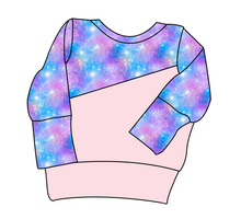 Load image into Gallery viewer, Popping Glitter Grow With Me Hoodie (or Crewneck)