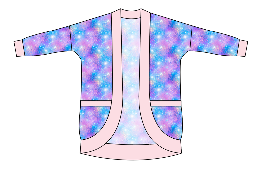 Popping Glitter Ladies' Cocoon Cardigan