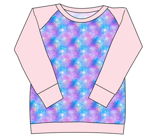 Popping Glitter Ladies' Classic Crewneck