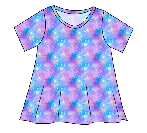 Popping Glitter Ladies' Swing Tee