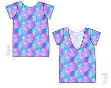 Load image into Gallery viewer, Popping Glitter Low Back Ballerina Tee