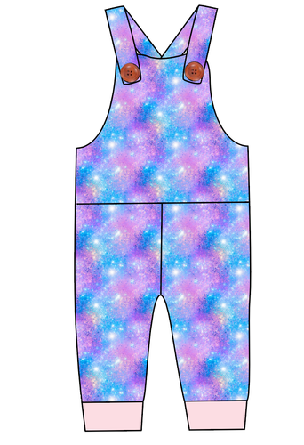 Popping Glitter Overalls and Shortalls
