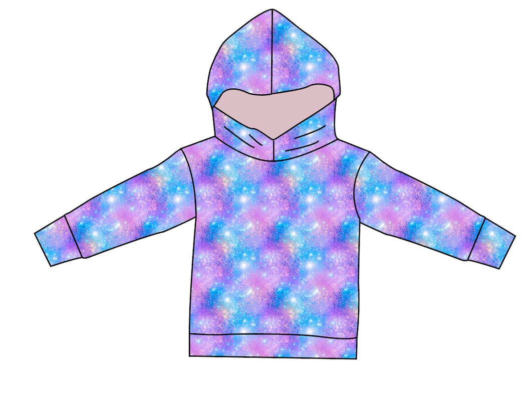 Popping Glitter Oversized Hoodie