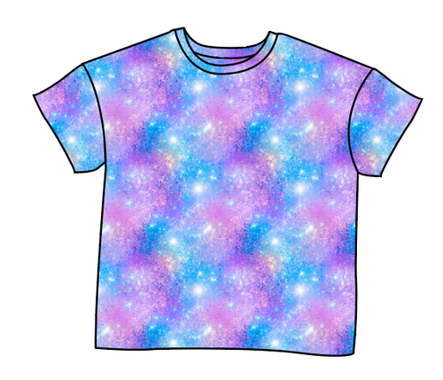 Popping Glitter Oversized Tee