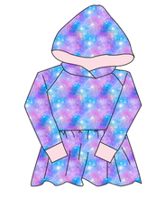 Load image into Gallery viewer, Popping Glitter Peplum Hoodie (or Crewneck)