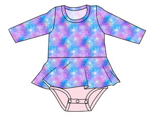 Popping Glitter Peplum Top