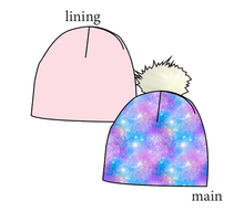 Load image into Gallery viewer, Popping Glitter Slouchy Beanie (Reversible!)