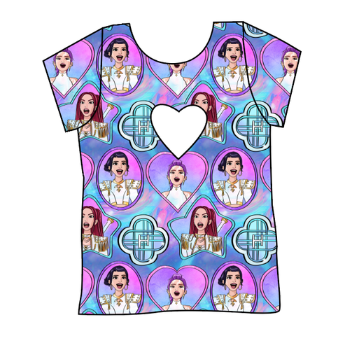 We Are Hunters Cambria Heart Back Tee