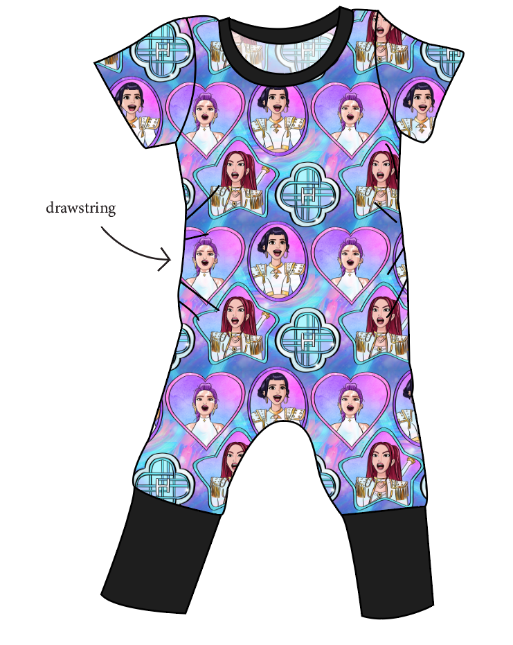 We Are Hunters Grow With Me Pants And Shorts Romper