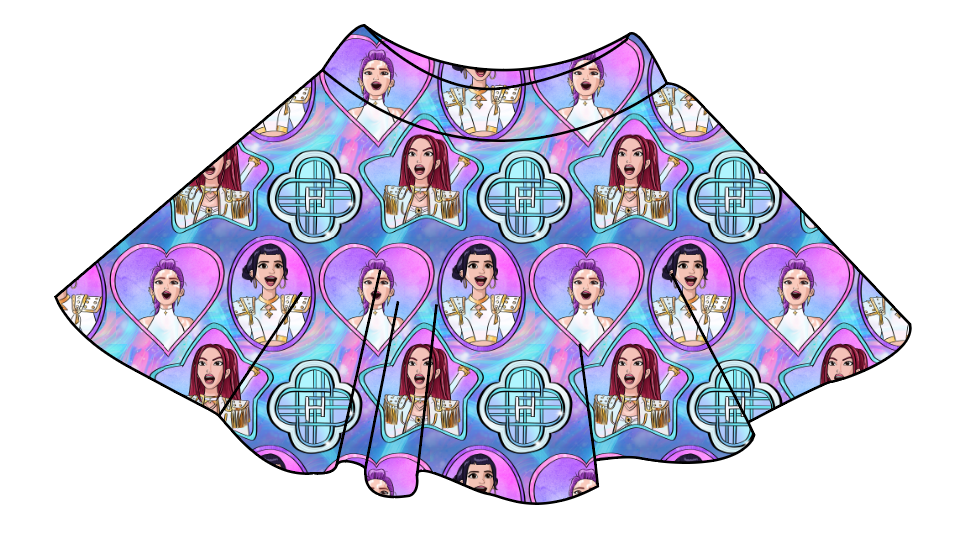 We Are Hunters Ladies' Circle Skirt