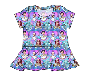 We Are Hunters Ladies' Peplum Top