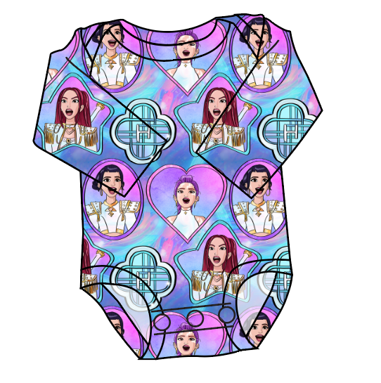 We Are Hunters Lap Neck Bodysuit