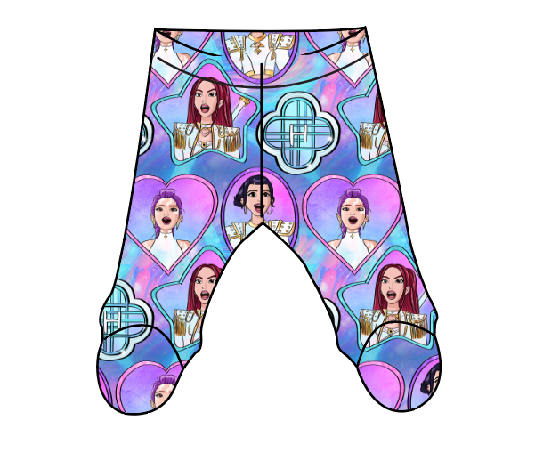 We Are Hunters Newborn Footed Pants