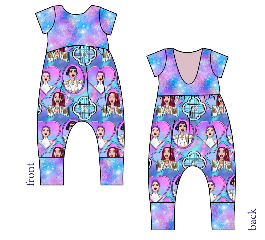 We Are Hunters Low Back Romper and Bubble Romper