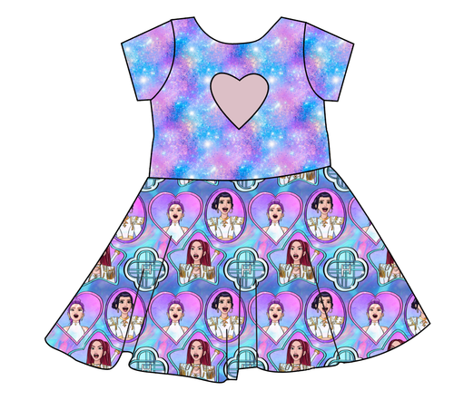 We Are Hunters Molly Heart Back Twirly Dress