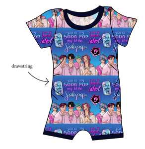 Demon Boy Band Grow With Me Pants And Shorts Romper