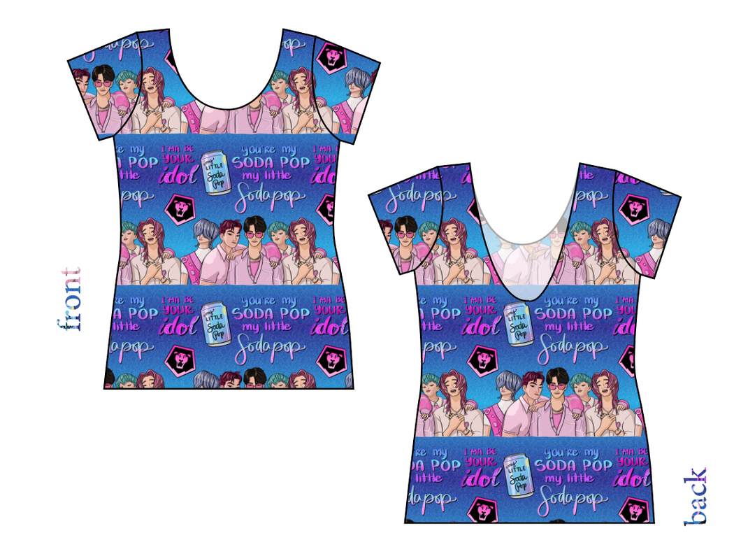 Demon Boy Band Ladies' Low Back Ballerina Tee