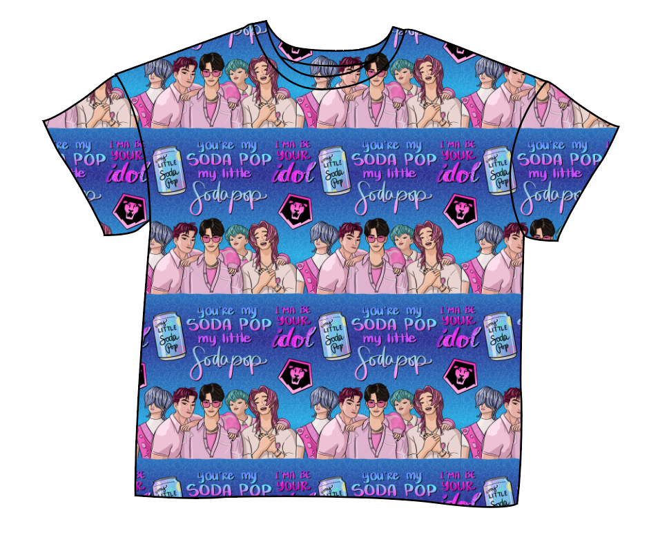 Demon Boy Band Ladies' Oversized Tee
