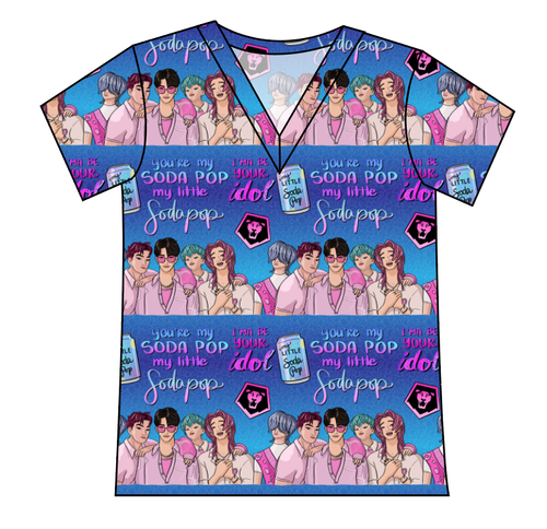 Demon Boy Band Ladies' Slouchy V-Neck Tee