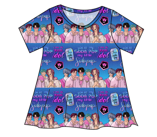 Demon Boy Band Ladies' Swing Tee