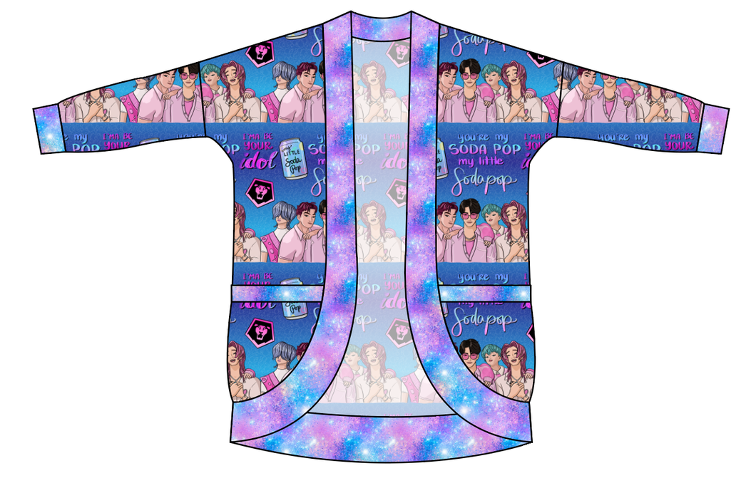 Demon Boy Band Kids Cocoon Cardigan