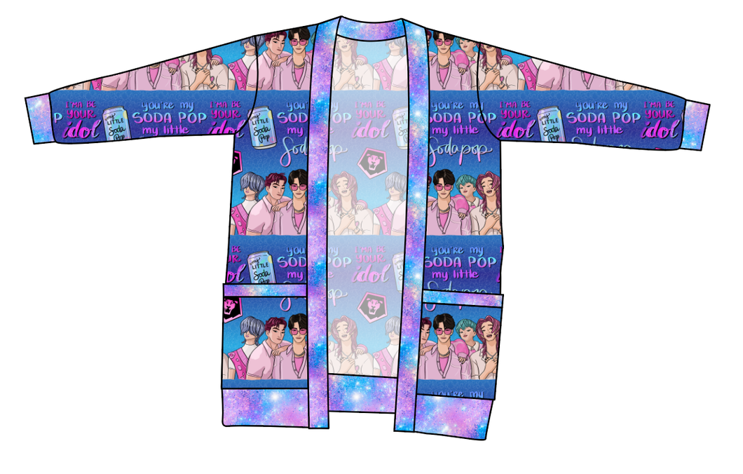 Demon Boy Band Kids Grandpa Cardigan