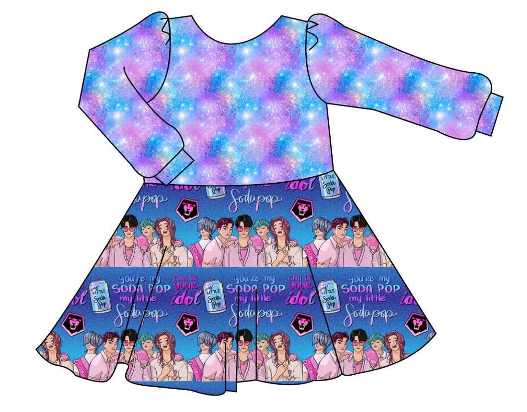 Demon Boy Band Prairie Dress