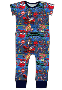 Commander Cupcake Bennett Pants and Shorts Length T-Shirt Romper