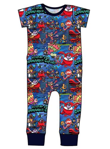 Commander Cupcake Emmett Pants And Shorts T-Shirt Romper