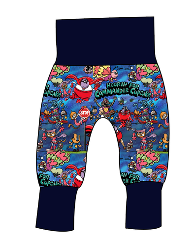 Commander Cupcake Grow With Me Pants And Shorts
