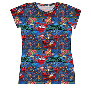 Commander Cupcake Ladies' Basic Tee