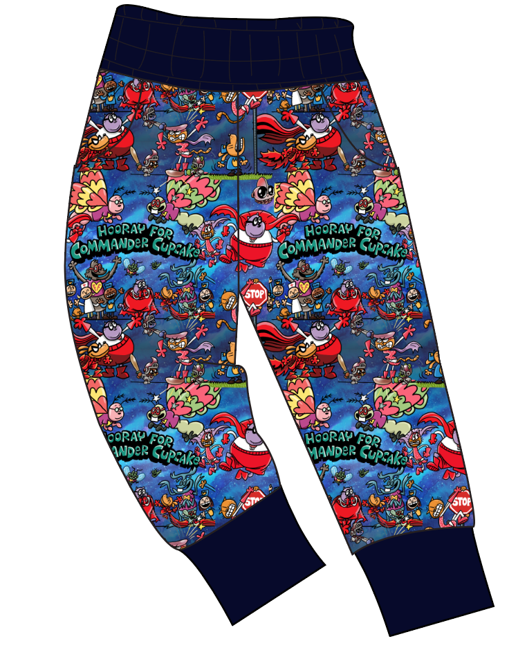 Commander Cupcake Mens' Joggers and Jogger Shorts