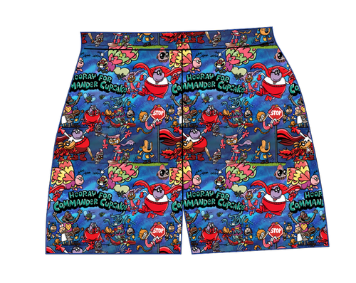 Commander Cupcake Ladies' Lounge Shorts