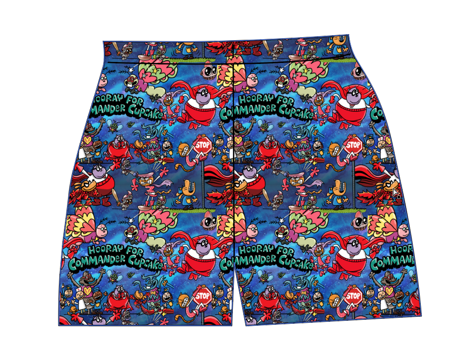 Commander Cupcake Ladies' Lounge Shorts