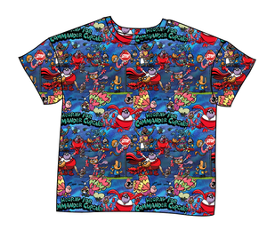 Commander Cupcake Ladies' Oversized Tee