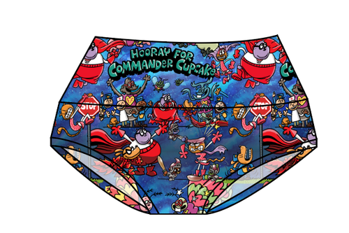 Commander Cupcake Ladies' Underwear