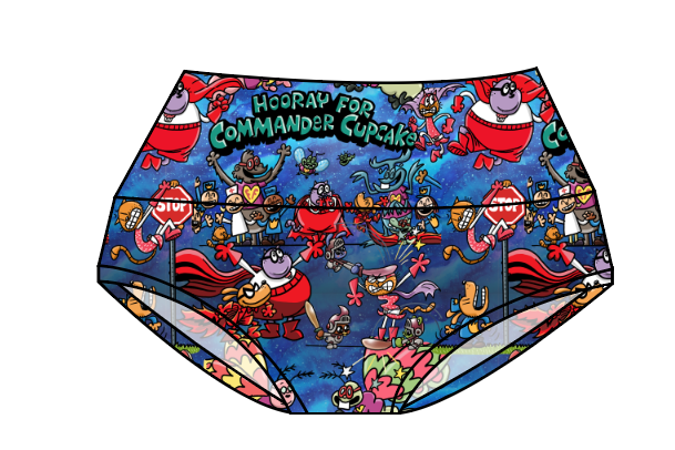 Commander Cupcake Ladies' Underwear