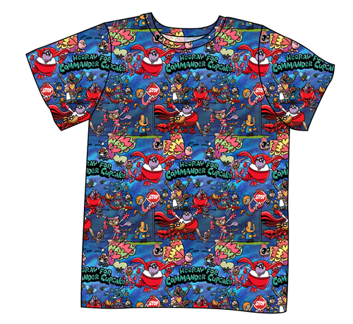 Commander Cupcake Mens' Tee