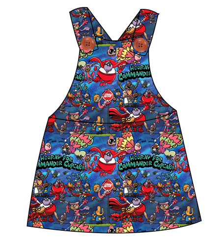 Commander Cupcake Skirt-Alls