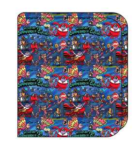 Commander Cupcake Swaddle Blanket