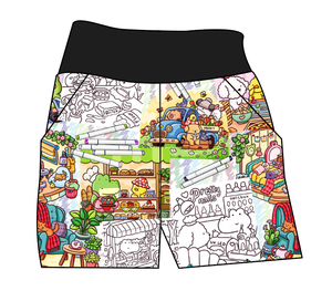 Cutesy Colouring Basic Joggers And Jogger Shorts